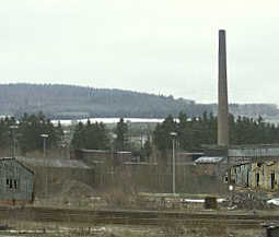 alte Fabrik am Stadtrand im Februar 2009